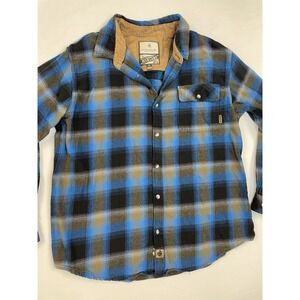 Legendary Whitetails Mens Heavyweight Flannel XL Blue Original Buck Camp